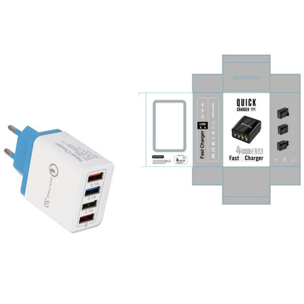 USB Charger Quick Charge 3.0 4 Phone Adapter For Tablet Portable Wall Mobile Charger Fast Charger