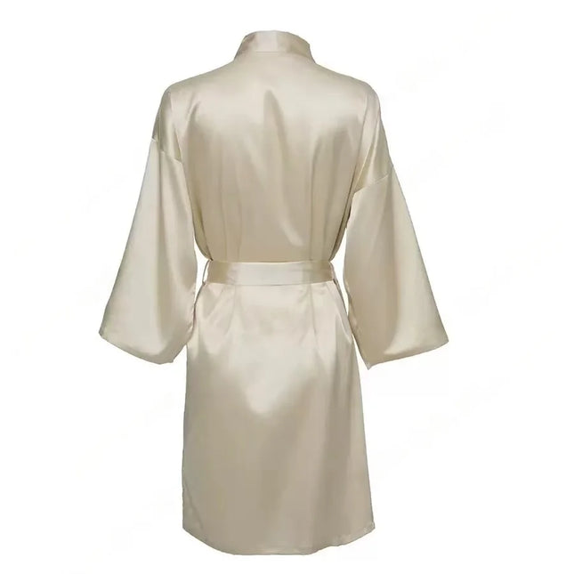 Personalized Name Bridesmaid Robes Bride Gift Bride Robe Gift Satin Robe Bride Dressing Gown Bridal Party Robes Wedding Robe