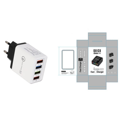 USB Charger Quick Charge 3.0 4 Phone Adapter For Tablet Portable Wall Mobile Charger Fast Charger