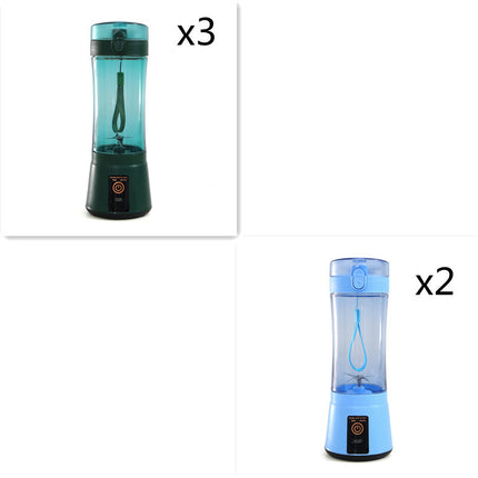 Portable Electric Fruit Juicer Wireless USB Rechargeable Mini Mixer Multifunction Summer Smoothie Blender Machine Kitchen Supplies
