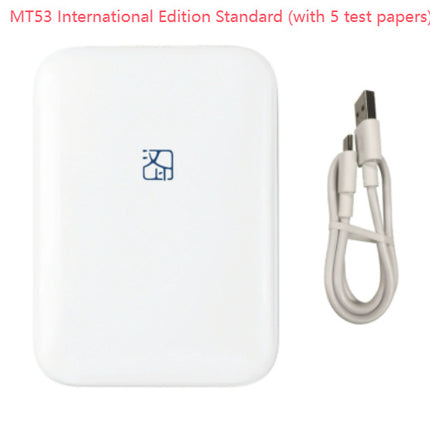 Color Photo Printer Portable Full Color Wireless Photo Printer USB Bluetooth Thermal Sublimation Printer