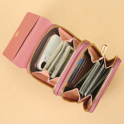 Women's Crossbody Shoulder Bag Transparent Multifunctional Touch Screen Phone Bag