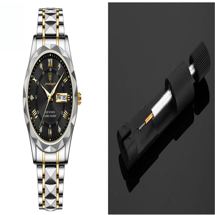 Men's Waterproof Double Calendar Luminous Quartz Watch