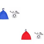 Red Royal blue set / 150x280cm