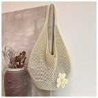 Big Flower Covered With Beige / 37X30X2CM