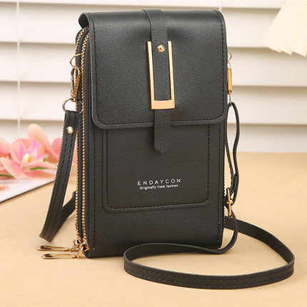 Women's Crossbody Shoulder Bag Transparent Multifunctional Touch Screen Phone Bag