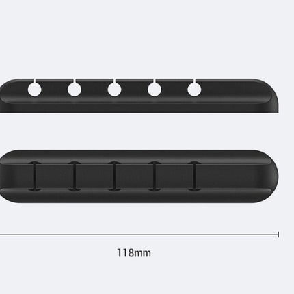 Silicone USB Cable Winder Desktop Cable Organizer Management Multipurpose Clips Cables Protector For Wired Headphones