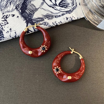 New Hong Kong Style Light Luxury High-grade Ear Studs