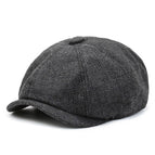 Small Herringbone Black / Elastic 58to59cm