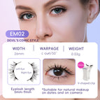 EM023 Eyelash White Clip