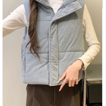 Vest Women's Short Loose Cotton-padded Thick Fashion Coat