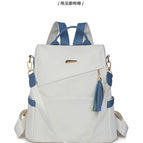 White With Blue