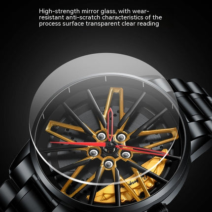 Rotating Wheel Watch Three-Dimensional Hollow