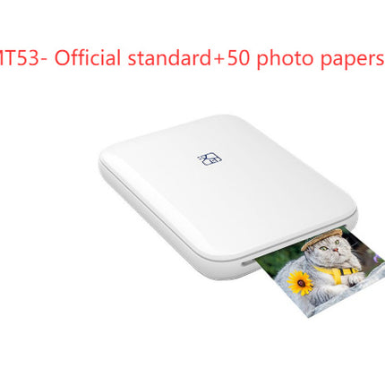 Color Photo Printer Portable Full Color Wireless Photo Printer USB Bluetooth Thermal Sublimation Printer