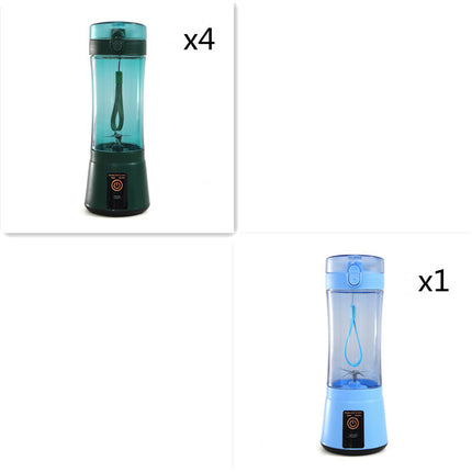 Portable Electric Fruit Juicer Wireless USB Rechargeable Mini Mixer Multifunction Summer Smoothie Blender Machine Kitchen Supplies