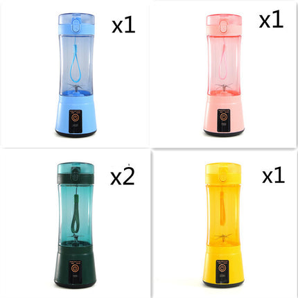 Portable Electric Fruit Juicer Wireless USB Rechargeable Mini Mixer Multifunction Summer Smoothie Blender Machine Kitchen Supplies