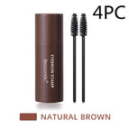 Natural brown no eyebrow card / 4PC