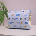 Sky Blue Little Fish / 25X23CM