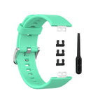 Blue green / Strap x Silver Stainless Steel
