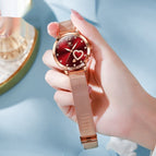 Mesh Belt Rose Shell Red