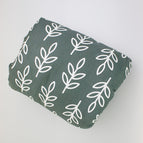 Dark Gray Big Leaves / 25X23CM