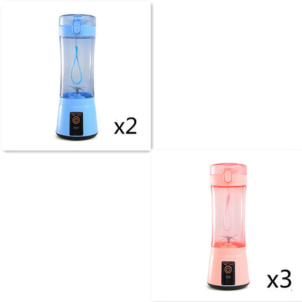 Portable Electric Fruit Juicer Wireless USB Rechargeable Mini Mixer Multifunction Summer Smoothie Blender Machine Kitchen Supplies