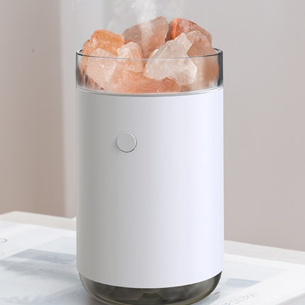 Air Humidifier Crystal Salt Stone Desktop Aromatherapy Essential Oil Ultrasonic Diffuser With LED Lamp Bedroom Home Humidifier