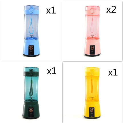 Portable Electric Fruit Juicer Wireless USB Rechargeable Mini Mixer Multifunction Summer Smoothie Blender Machine Kitchen Supplies